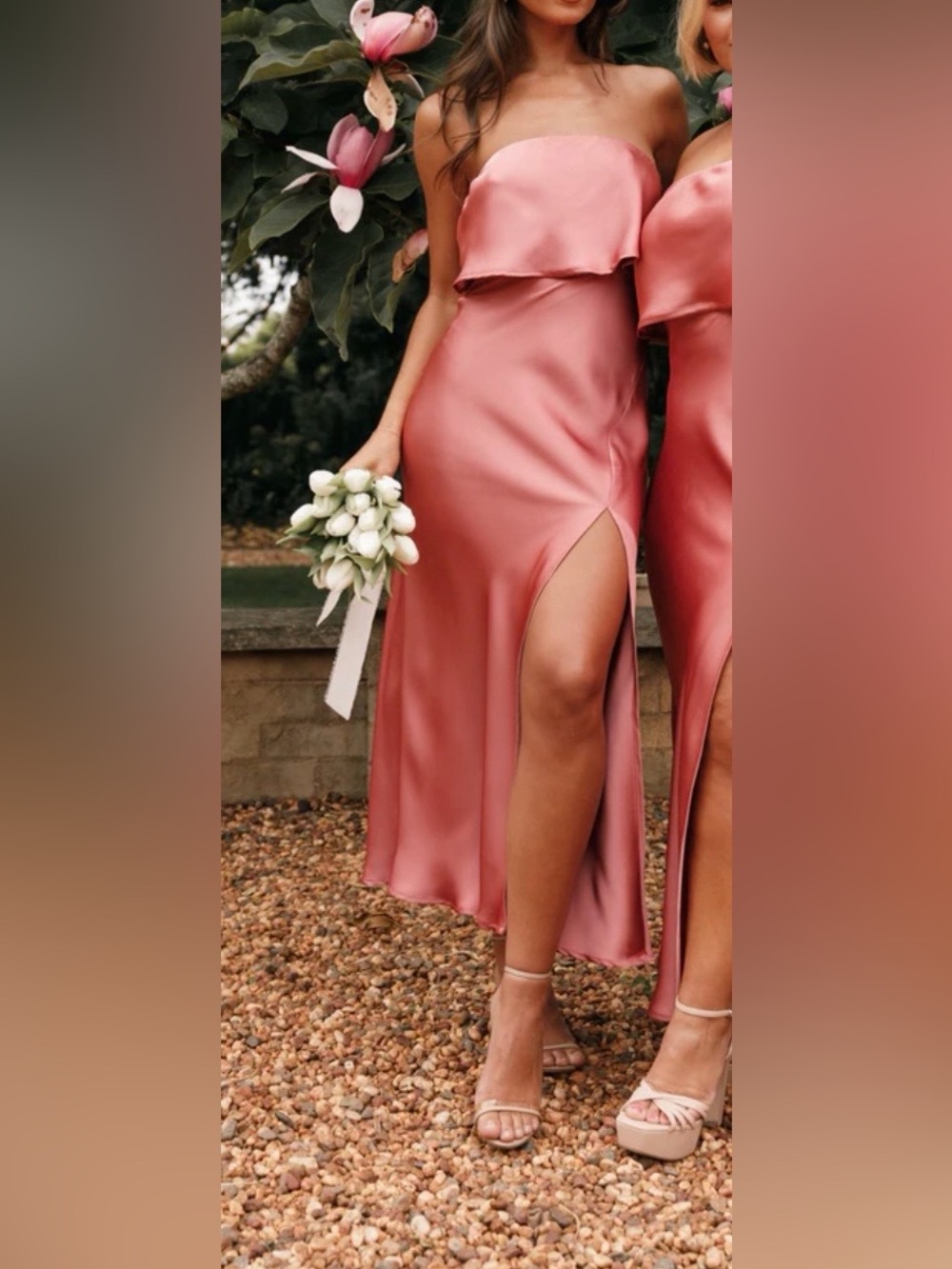 Petal & Pup Vienna Strapless Midi Dress